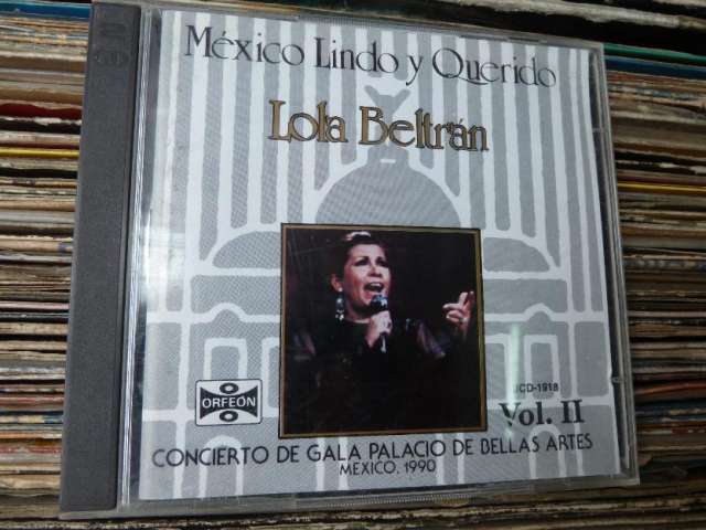 Lola beltran 2 cd en vivo palacio bellas artes mexico lindo