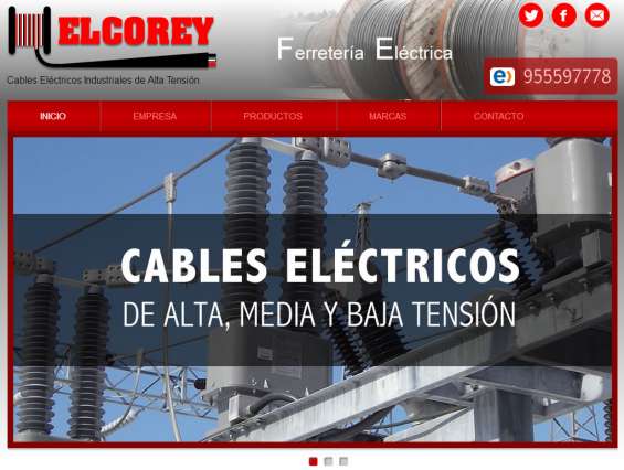 Fotos de Cables eléctricos industriales de alta tensión 1
